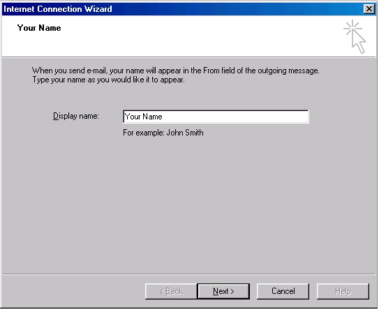 Outlook 2000 account creation - 3