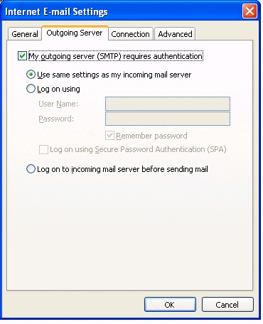 Outlook 2003 settings 5