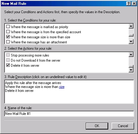 Deleting large emails - Outlook Express - 3