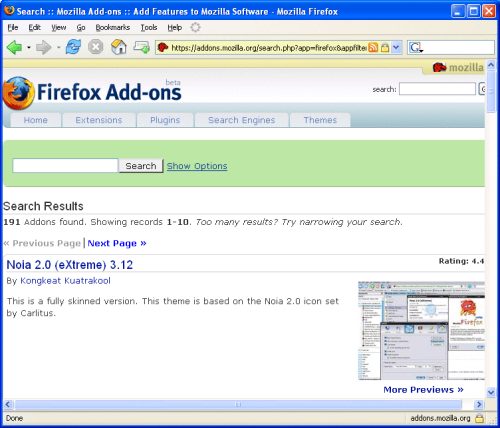 Firefox - Appearance - 4