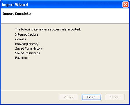 Firefox importing -3