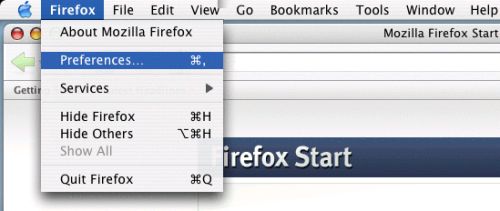 Firefox - Configure Settings 1