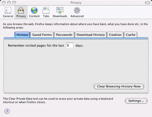 Firefox - Configure Settings 4