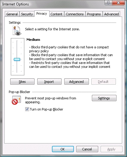 Check Setting Internet Explorer 7 - 4