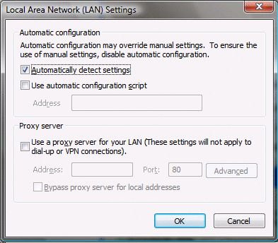 IE7 - Connection Settings - 3