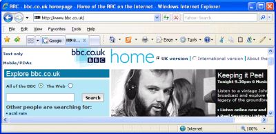 IE - Using tab browsing 6