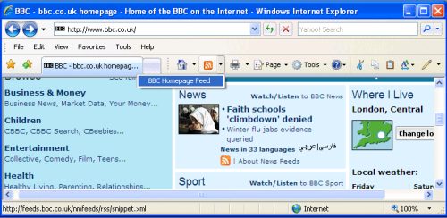 RSS Feeds - IE7 - 1