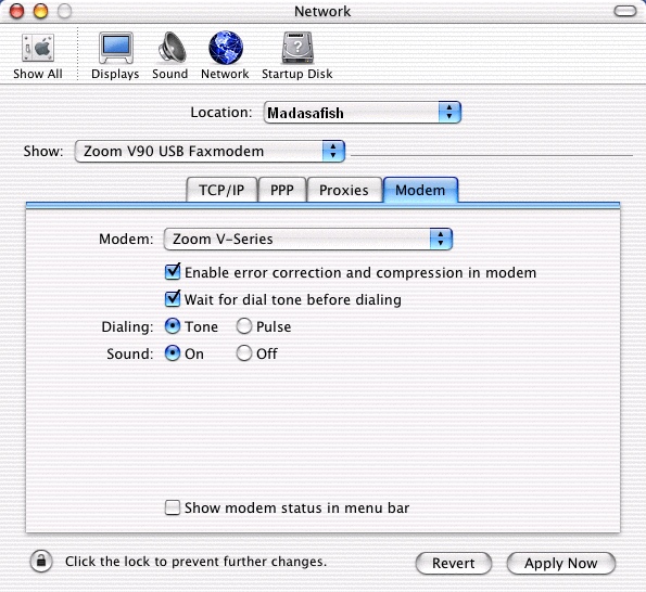 Checking your network modem settings - 7