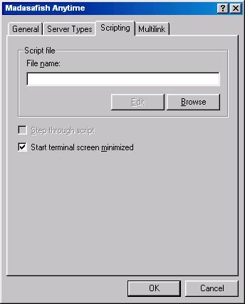 Check connection settings - Anytime in win98 - 5