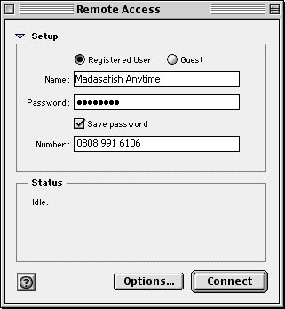 Default connection - Mac OS 8 - 1