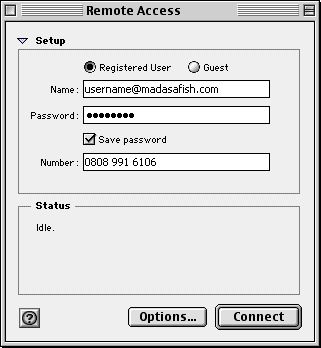 Default connection - Mac OS 8 - 3