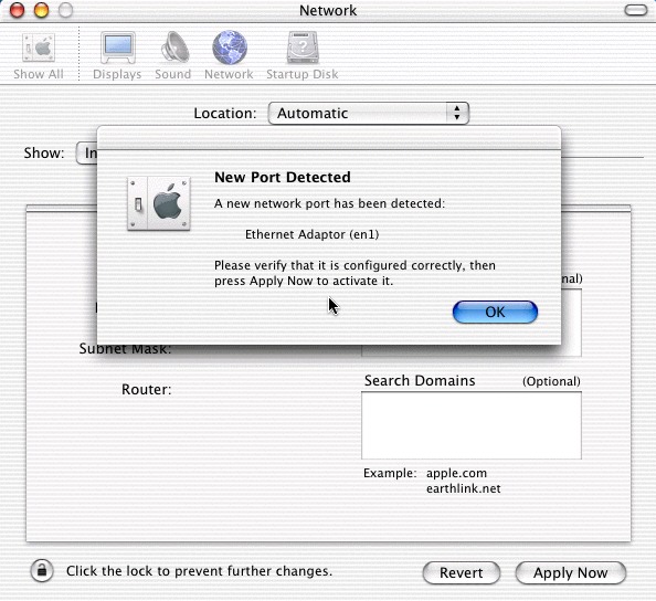 Installing Voyager 210 ethernet Mac OS x - 2