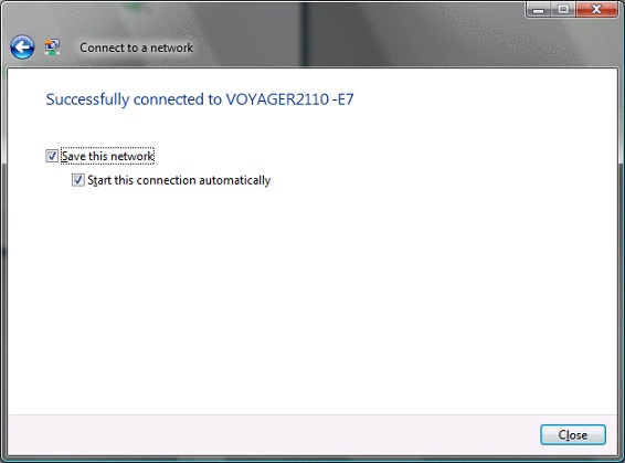 Installing Voyager 2110 - Vista 5
