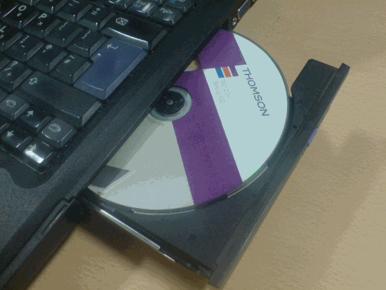 CD in drive